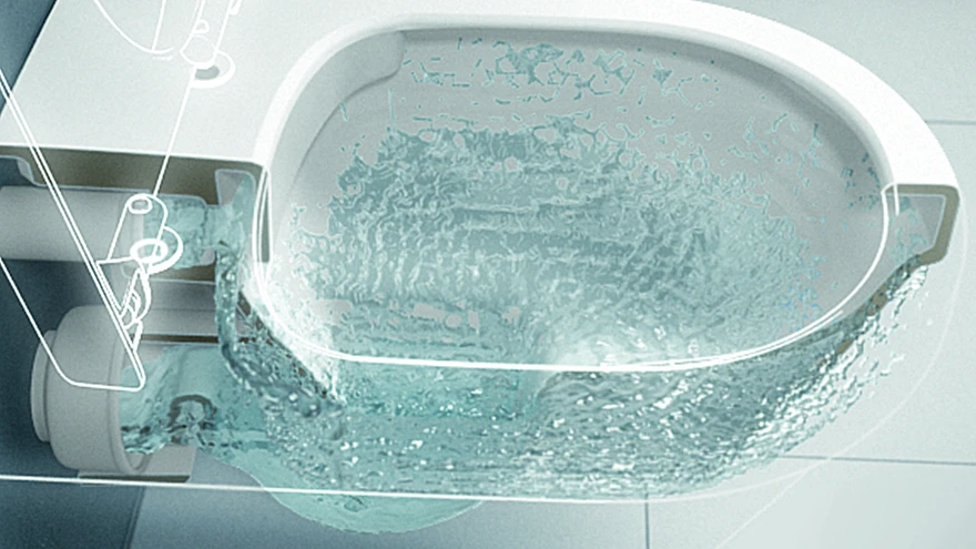 Aastatega on loputuseks kasutatava vee hulk vähenenud 3/6 liitrilt suisa 2/4 liitrini.